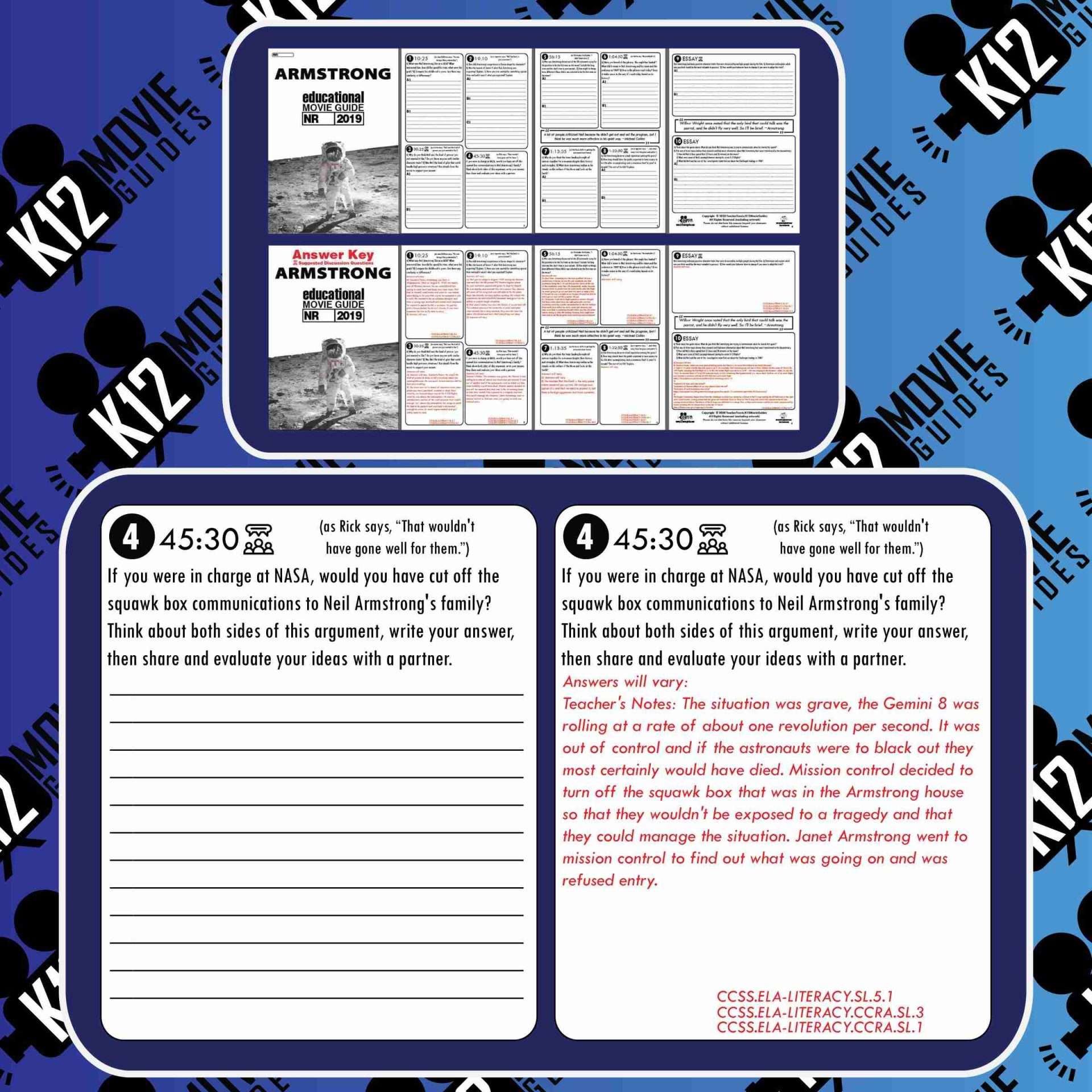 Armstrong Documentary Movie Guide | Questions | Worksheet (NR - 2019) Free Sample