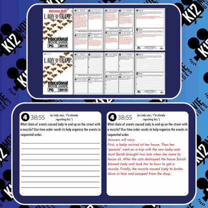 Lady and the Tramp Movie Guide | Questions | Worksheet (PG - 2019) Free Sample
