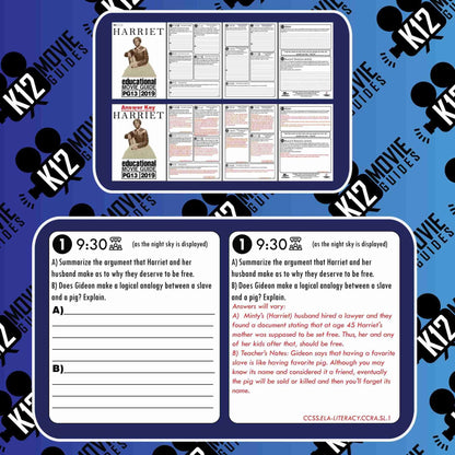 Harriet Movie Guide | Questions | Worksheet (PG13 - 2019) Free Sample
