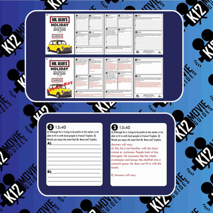 Mr. Bean's Holiday Movie Guide | Questions | Worksheet (G - 2007) Sample