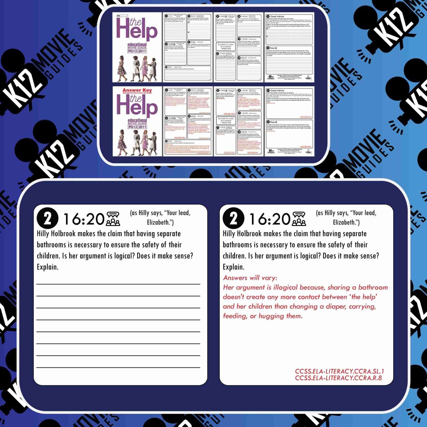 The Help Movie Viewing Guide | Questions | Worksheet | Google Forms (PG13 - 2011) Free Sample