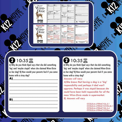 Because of Winn-Dixie Movie Guide | Questions | Worksheet (PG - 2005) Free Sample