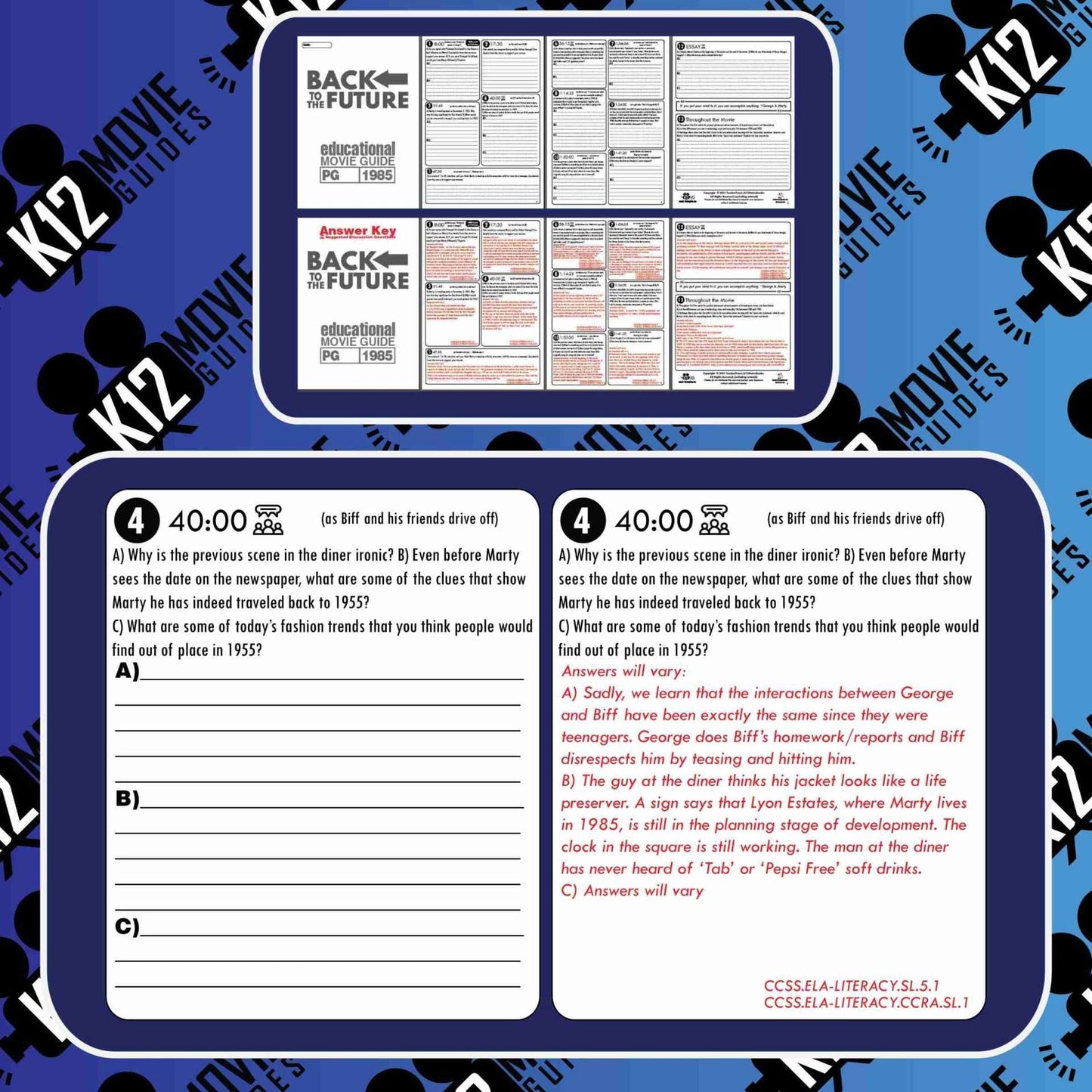 Back to the Future Movie Guide Sample
