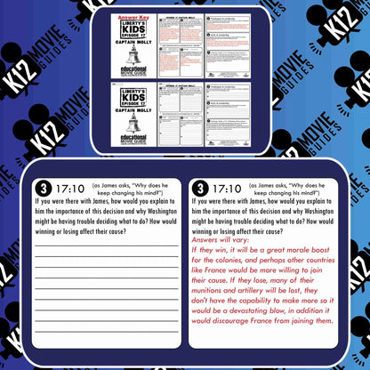 Liberty's Kids | Captain Molly Episode 17 (E17) - Movie Guide | Worksheet Free Sample