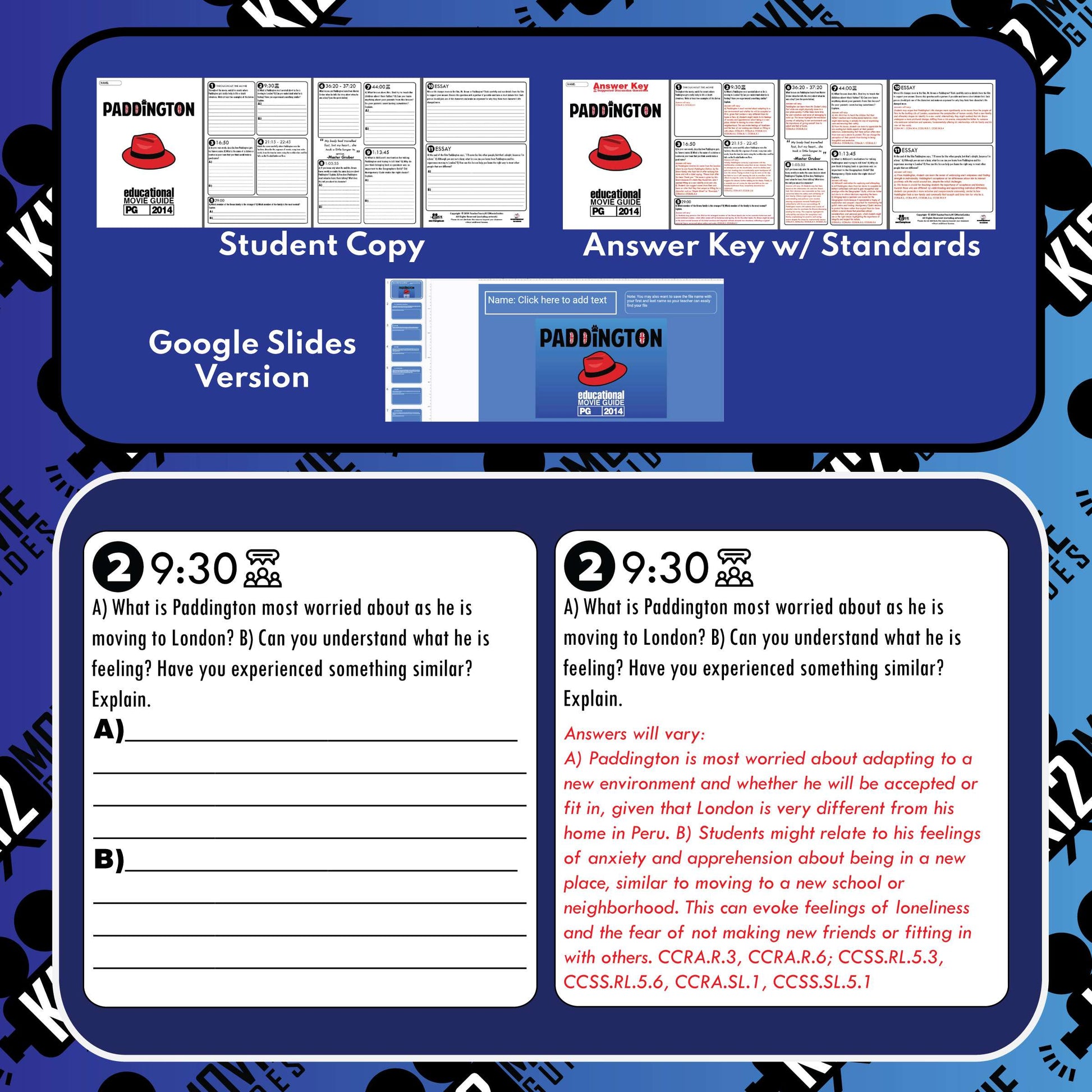 Paddington Movie Guide (PG - 2014) Sample