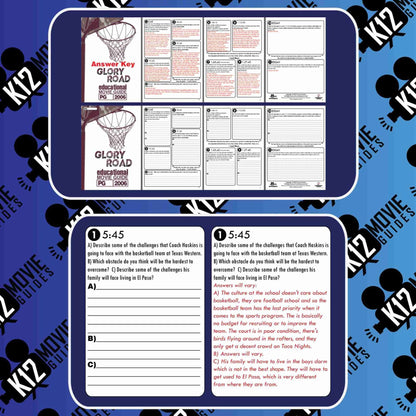 Glory Road Movie Guide | Questions | Worksheet (PG - 2006) Sample