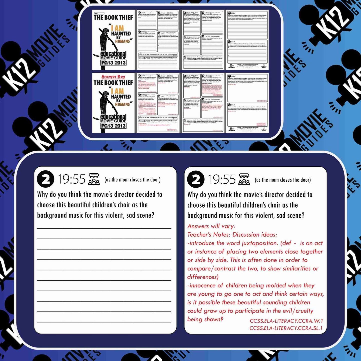 The Book Thief Movie Viewing Guide | Questions | Google Forms (PG13 - 2013) Free Sample