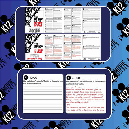 The Bridge on the River Kwai Movie Guide | Questions | Worksheet (PG - 1957) Sample
