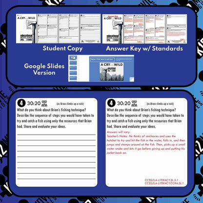 A Cry in the Wild Movie Guide | Questions | Worksheet (PG - 1990) [Hatchet] Sample