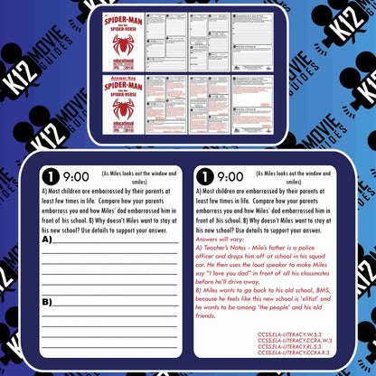 Spider-Man: Into the Spider-Verse Movie Guide | Worksheet (PG - 2018) Free Sample