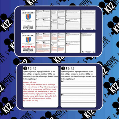 Braveheart Movie Guide | Questions | Worksheet (R - 1995) Sample