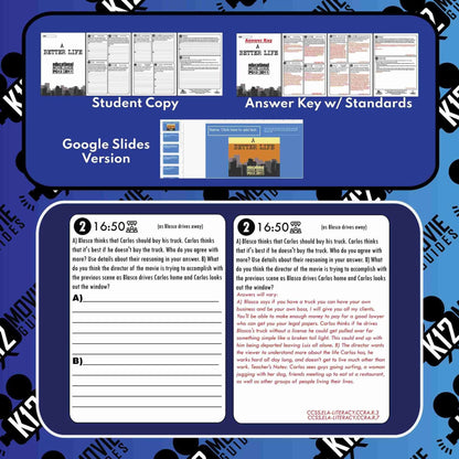A Better Life Movie Guide | Worksheet | Questions | Immigration (PG13 - 2011) Sample
