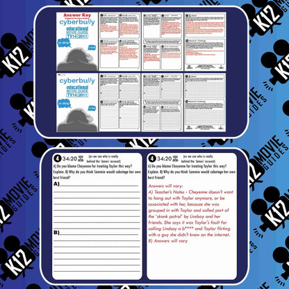Cyberbully Movie Guide | Questions | Worksheet (TV14 - 2011) Free Sample