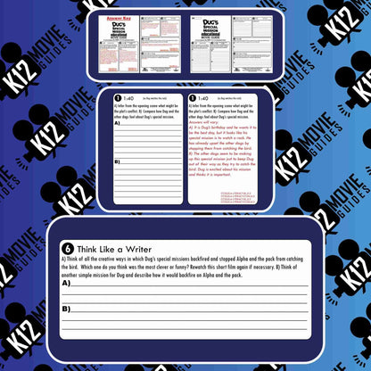 Dug's Special Mission (2009) - Pixar Short Video Guide | Questions | Worksheet | Google Form | Sample