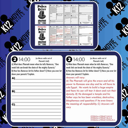 The Prince of Egypt Movie Guide | Questions | Worksheet (PG - 1998) Free Questions