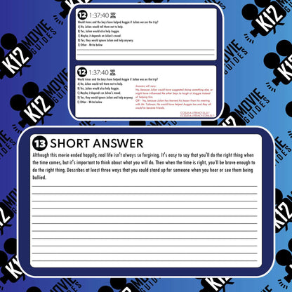 Wonder Movie Guide Substitute Version (PG - 2017) Sample