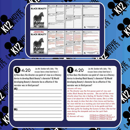 Black Beauty Movie Guide | Worksheet | Questions | Google Form (PG - 2020) Free Sample