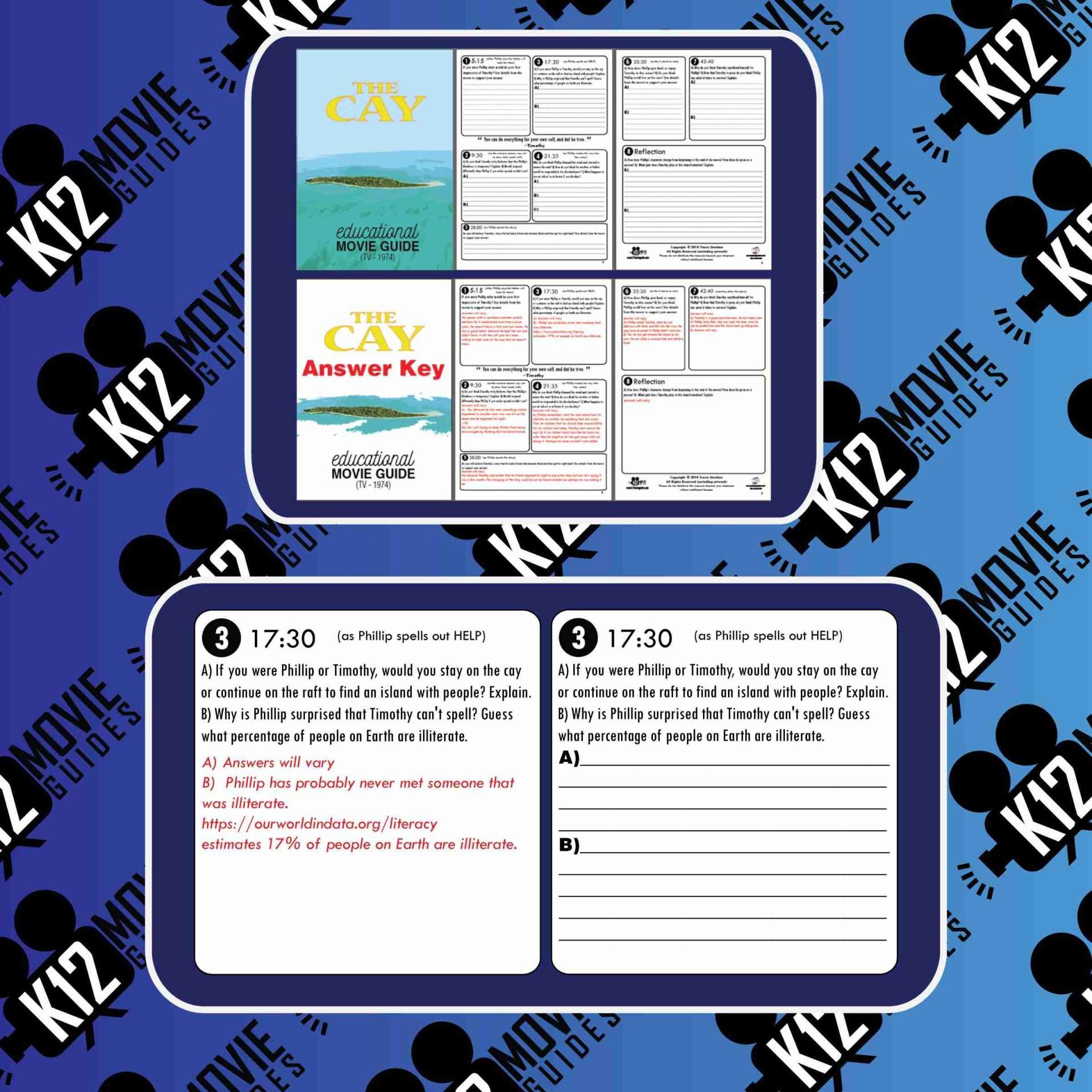 The Cay Movie Guide | Questions | Worksheet (TV - 1974) Sample
