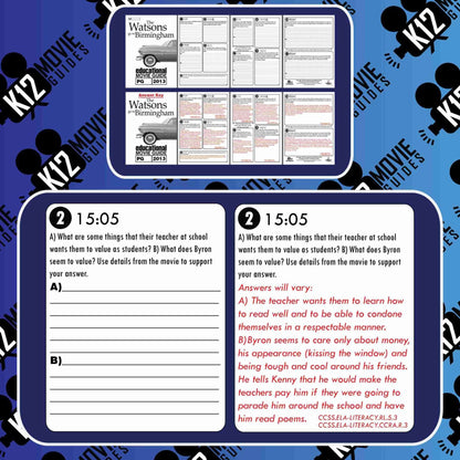 The Watsons Go to Birmingham Movie Guide | Questions | Google Form (PG - 2013) Free Sample