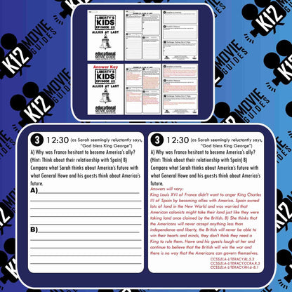 Liberty's Kids | Allies at Last Episode 25 (E25) - Movie Guide | Worksheet Free Sample