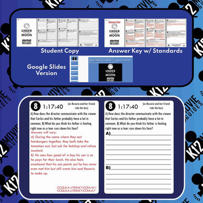 Under the Same Moon Movie Guide | Worksheet | Questions (PG13 - 2007) Sample