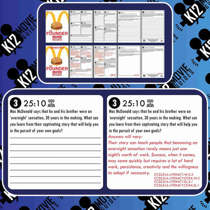 The Founder Movie Guide | Questions | Worksheet (PG13 - 2016) Free Sample