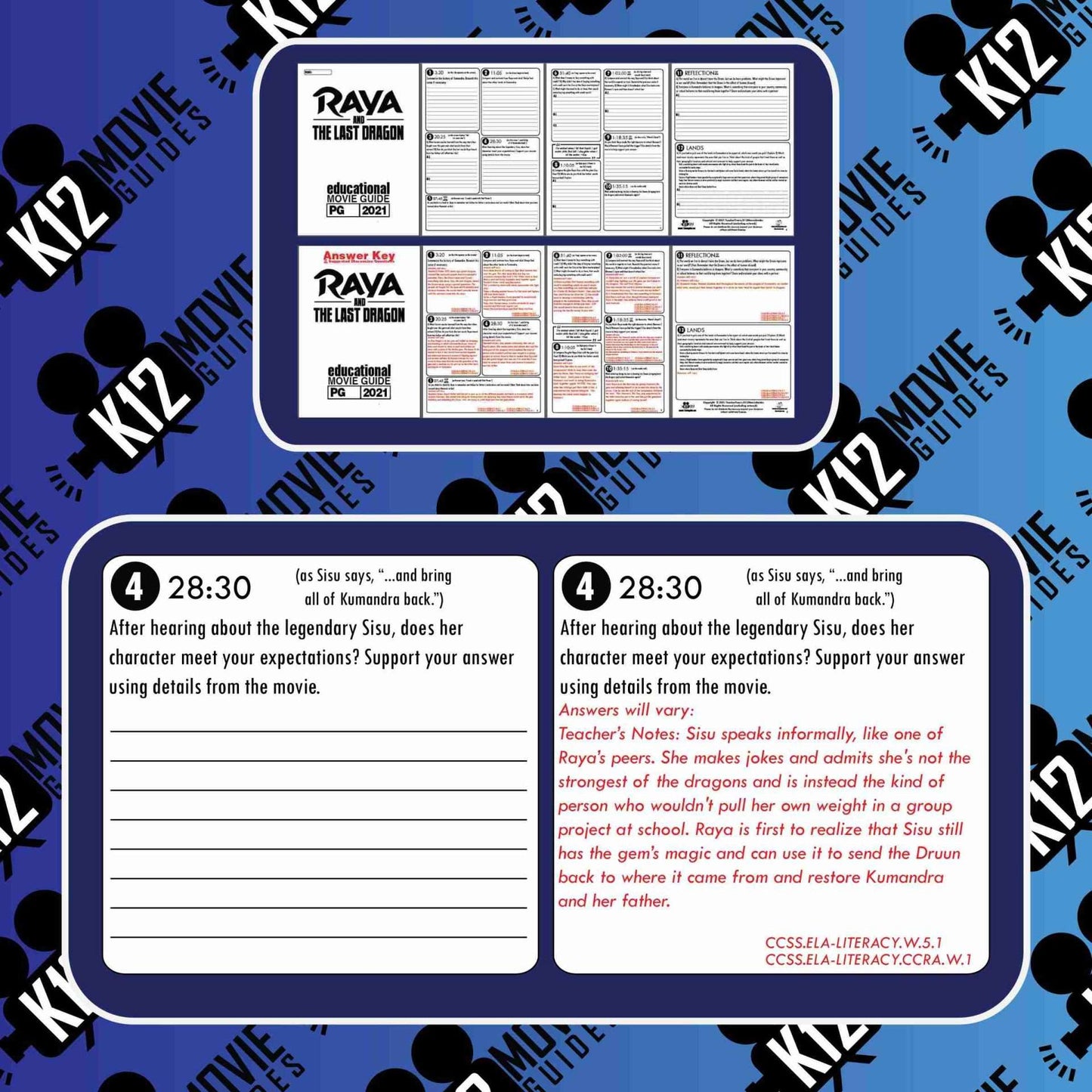 Raya and the Last Dragon Movie Guide | Worksheet | Questions | Google Form (PG - 2021) | Sample