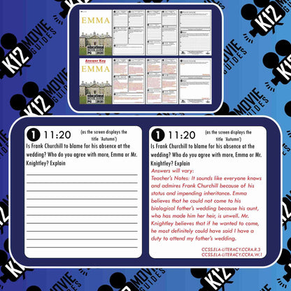 Emma Movie Movie Guide | Questions | Worksheet (PG - 2020) Free Questions