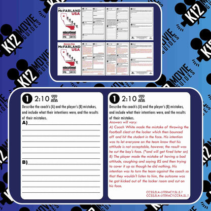 McFarland, USA Movie Guide | Questions | Worksheet | Google Forms (PG - 2015) Free Sample