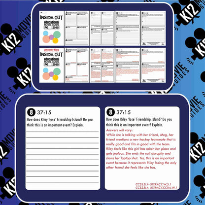 Inside Out Movie Guide | Questions | Worksheet (PG - 2015) Free Sample
