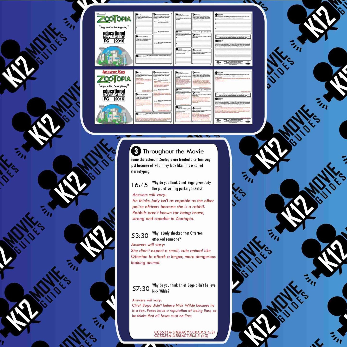 Zootopia Movie Guide | Questions | Worksheet (PG – 2016) Free Sample