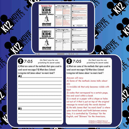 Liberty's Kids | Benedict Arnold Episode 32 (E32) - Movie Guide | Worksheet Free Sample