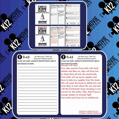 Liberty's Kids | Conflict in the South Episode 33 (E33) Movie Guide | Worksheet Free Sample