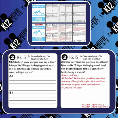 Abominable Movie Guide | Questions | Worksheet (PG - 2019) Free Sample