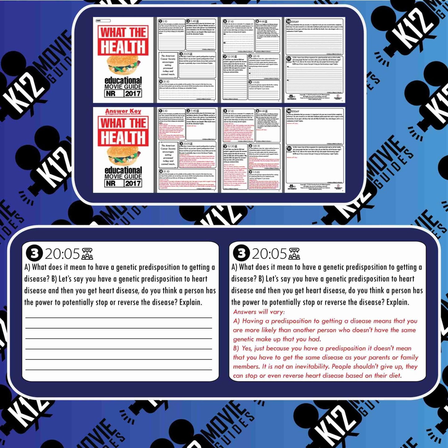 What the Health Documentary Movie Guide | Questions | Worksheet (2017) Free Sample Questions