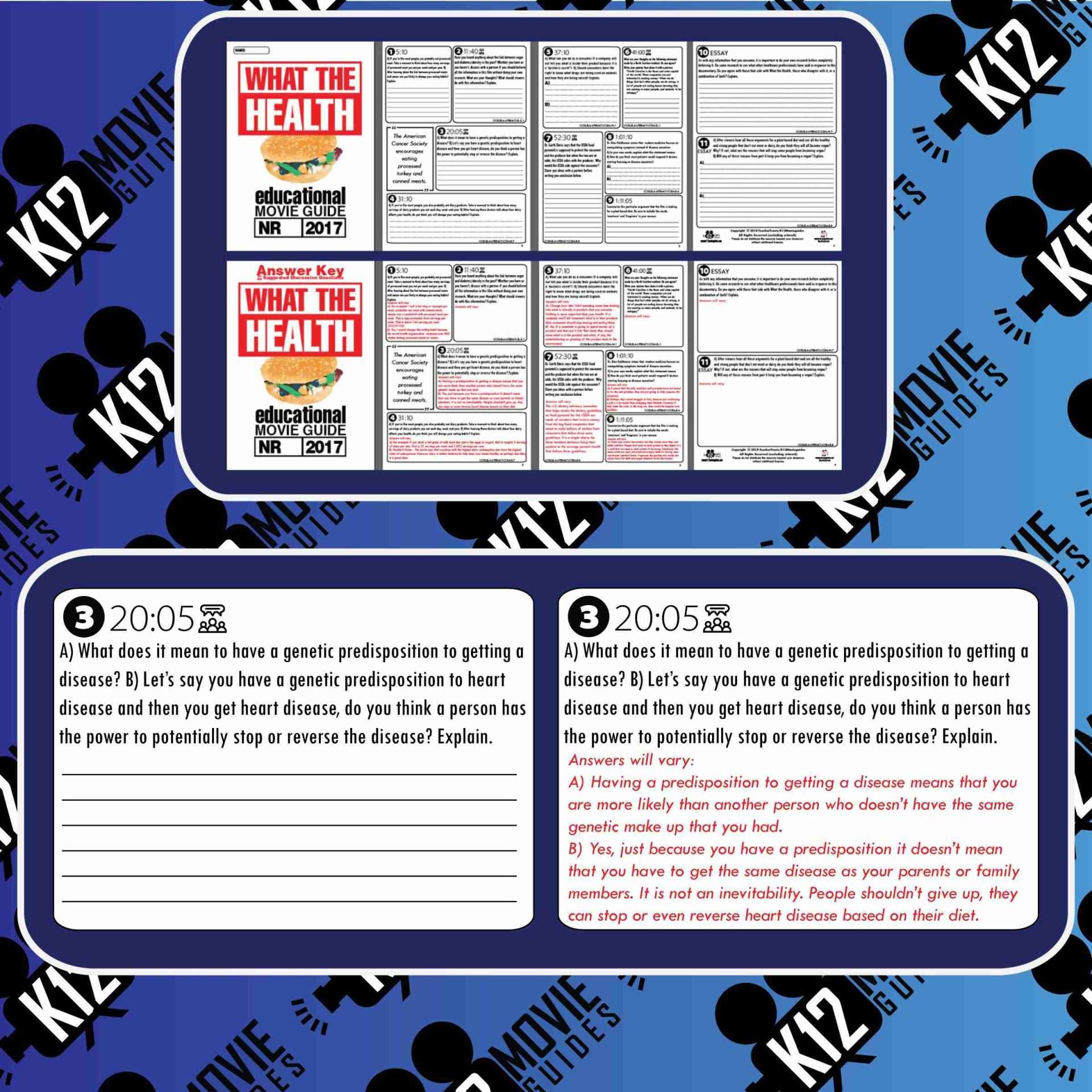 What the Health Documentary Movie Guide | Questions | Worksheet (2017) Free Sample Questions