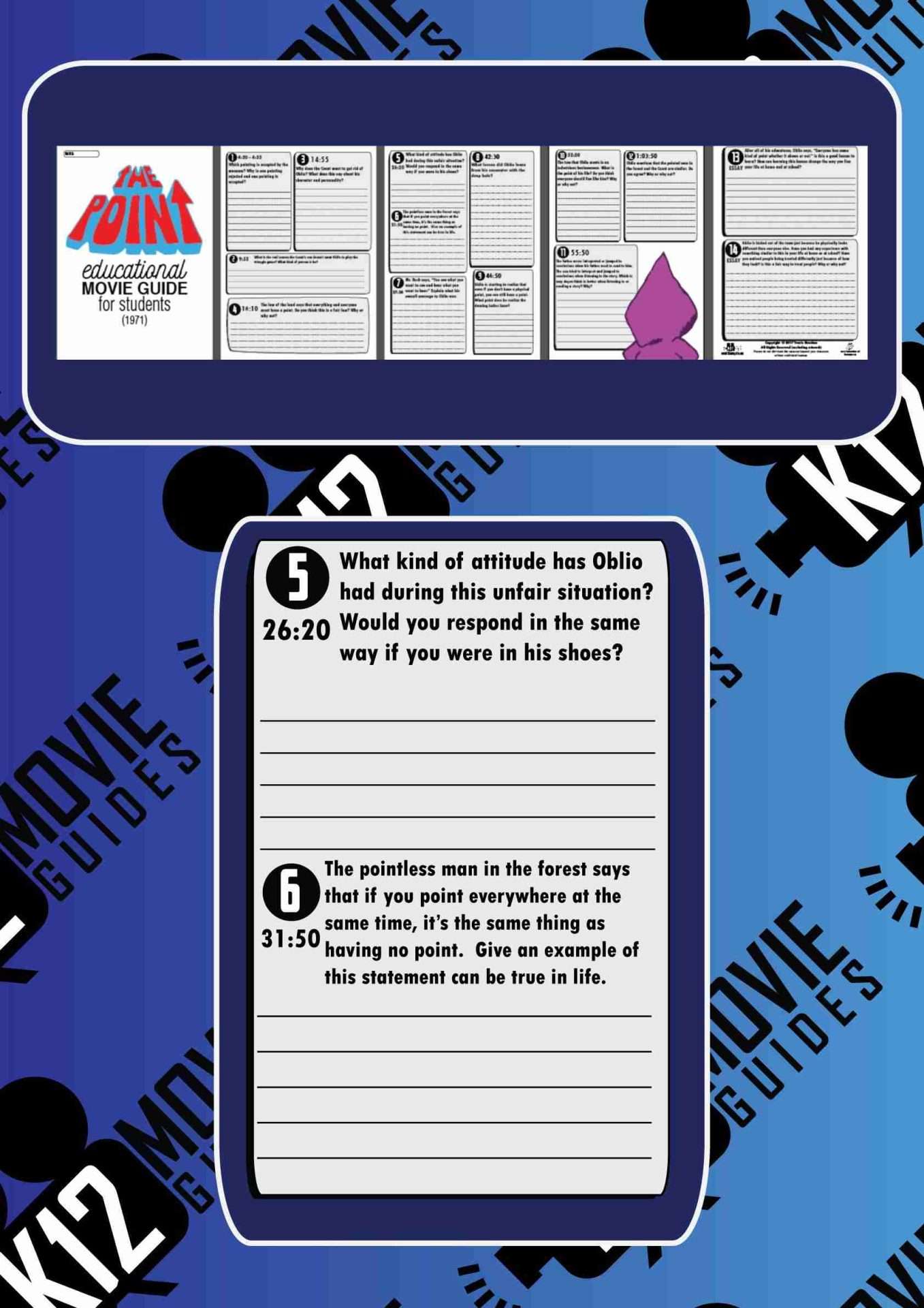 The Point Movie Guide Questions Sample