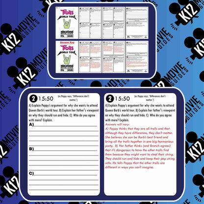 Trolls World Tour Free Movie Guide | Questions | Worksheet (PG - 2020)
