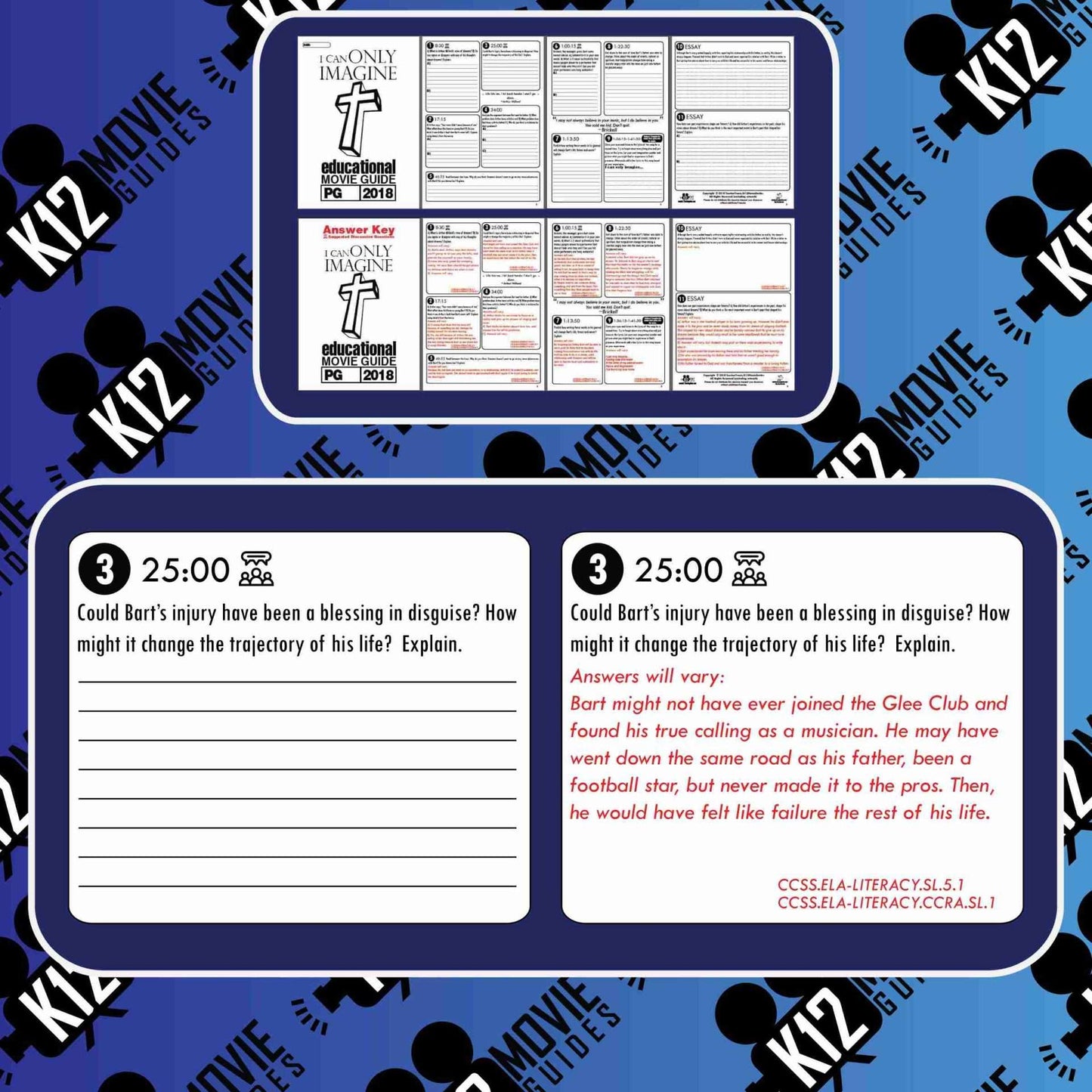 I Can Only Imagine Movie Guide | Questions | Worksheet | Google Form (PG - 2018) Free Sample