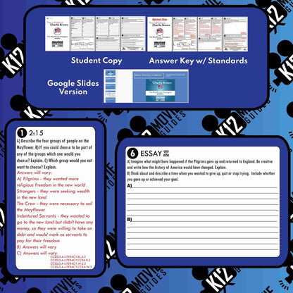 This is America, Charlie Brown The Mayflower Voyagers E01 Video Guide Sample