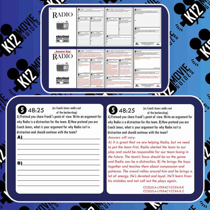 Radio Movie Guide | Worksheet | Questions | Google Slides (PG - 2003) Sample