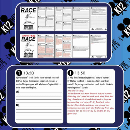 Race (Jessie Owens Story) Movie Guide | Questions | Worksheet (PG13 - 2016) Sample