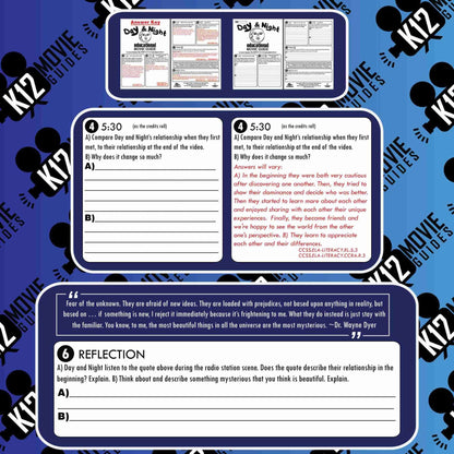 Day & Night Pixar Short Video Guide | Questions | Worksheet | Google Form (2002) Sample