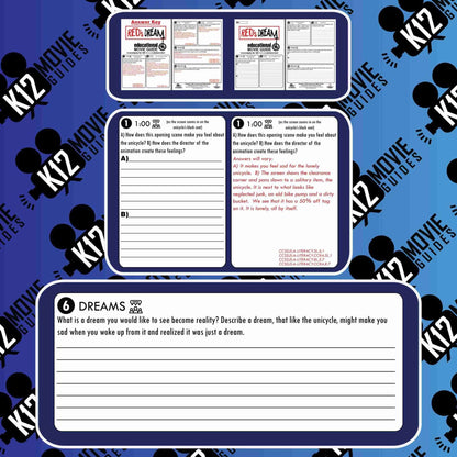Red's Dream Pixar Short Video Guide | Questions | Worksheet | Google (G - 1987) Sample