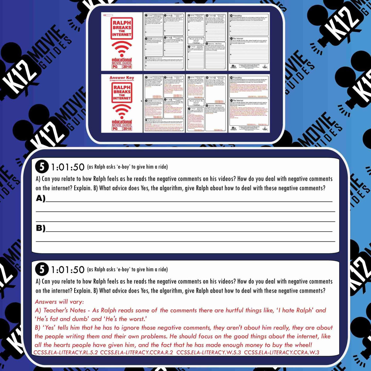 Steven Ralph Project Guides Ralph Breaks the Internet Movie Guide | Questions | Worksheet | Google ...