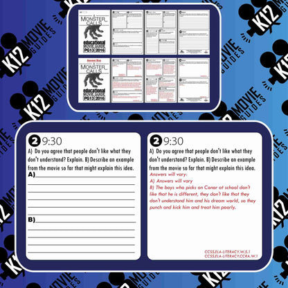 A Monster Calls Movie Guide | Questions | Worksheet | Google Slide (PG13 - 2016) Sample