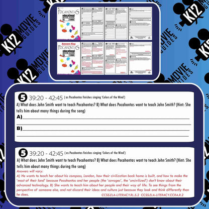 Pocahontas Movie Guide | Questions | Worksheet | Google Form (G - 1995) Free Sample