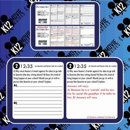 October Sky Movie Guide | Questions | Worksheet (PG - 1999) Free Samples