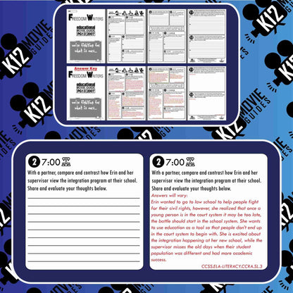 Freedom Writers Movie Guide | Questions | Worksheet (PG13 - 2007) Free Sample