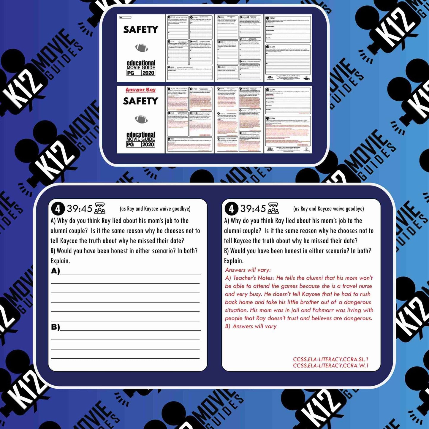 Safety Movie Guide | Worksheet | Google Slides | on Disney+ (PG - 2020) Sample